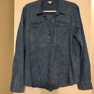 Calvin Klein denim top